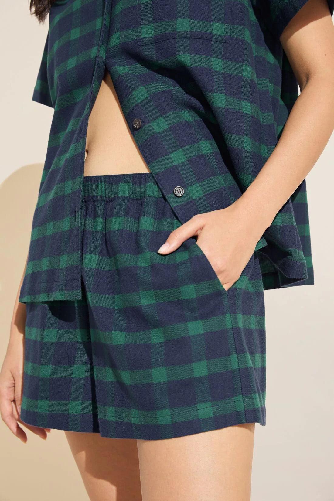 Eberjey Flannel Short Pj Set Product Image