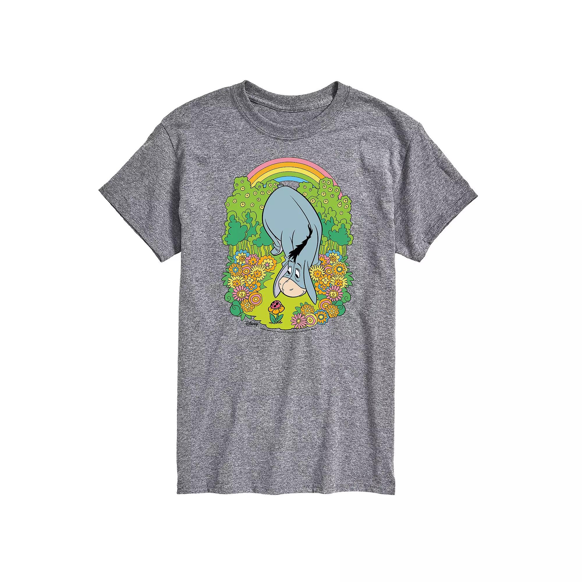 Disney's Winnie the Pooh Big & Tall Eeyore Rainbow Graphic Tee, Men's,  Product Image