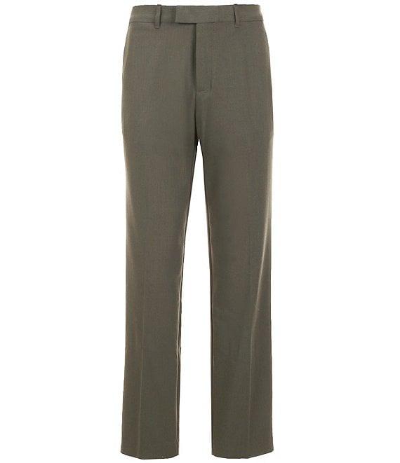 Perry Ellis Birdseye Pattern Flat Front Maxwell Modern Fit Birdseye Pattern Stretch Pants Product Image