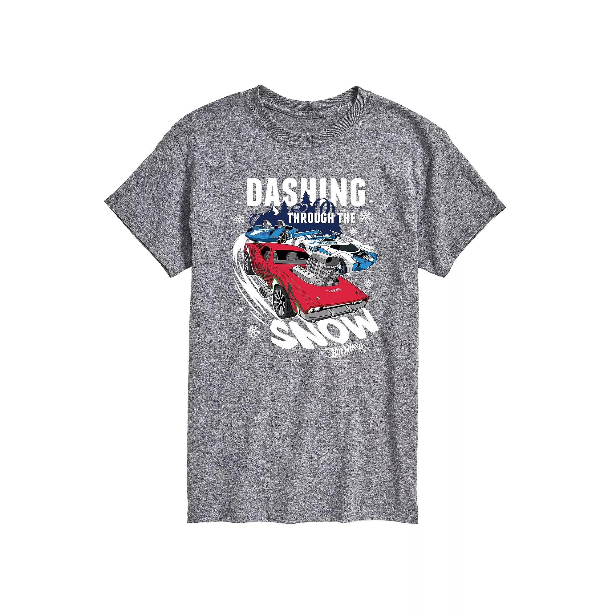 Men's Hot Wheels Dashing Snow Tee,  Product Image