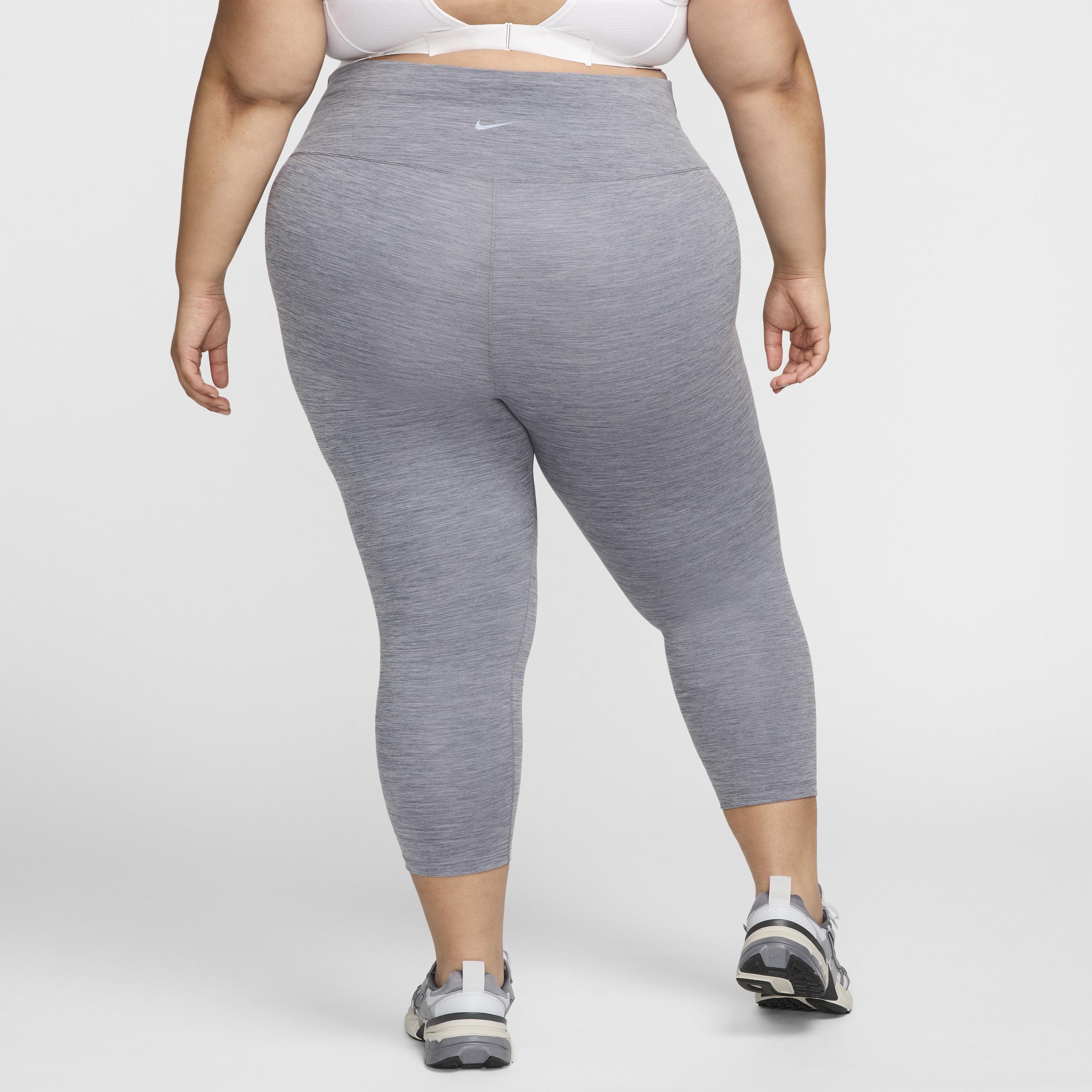 Nike Womens One High-Waisted Crop Leggings (Plus Size) | FN3238-084 Product Image