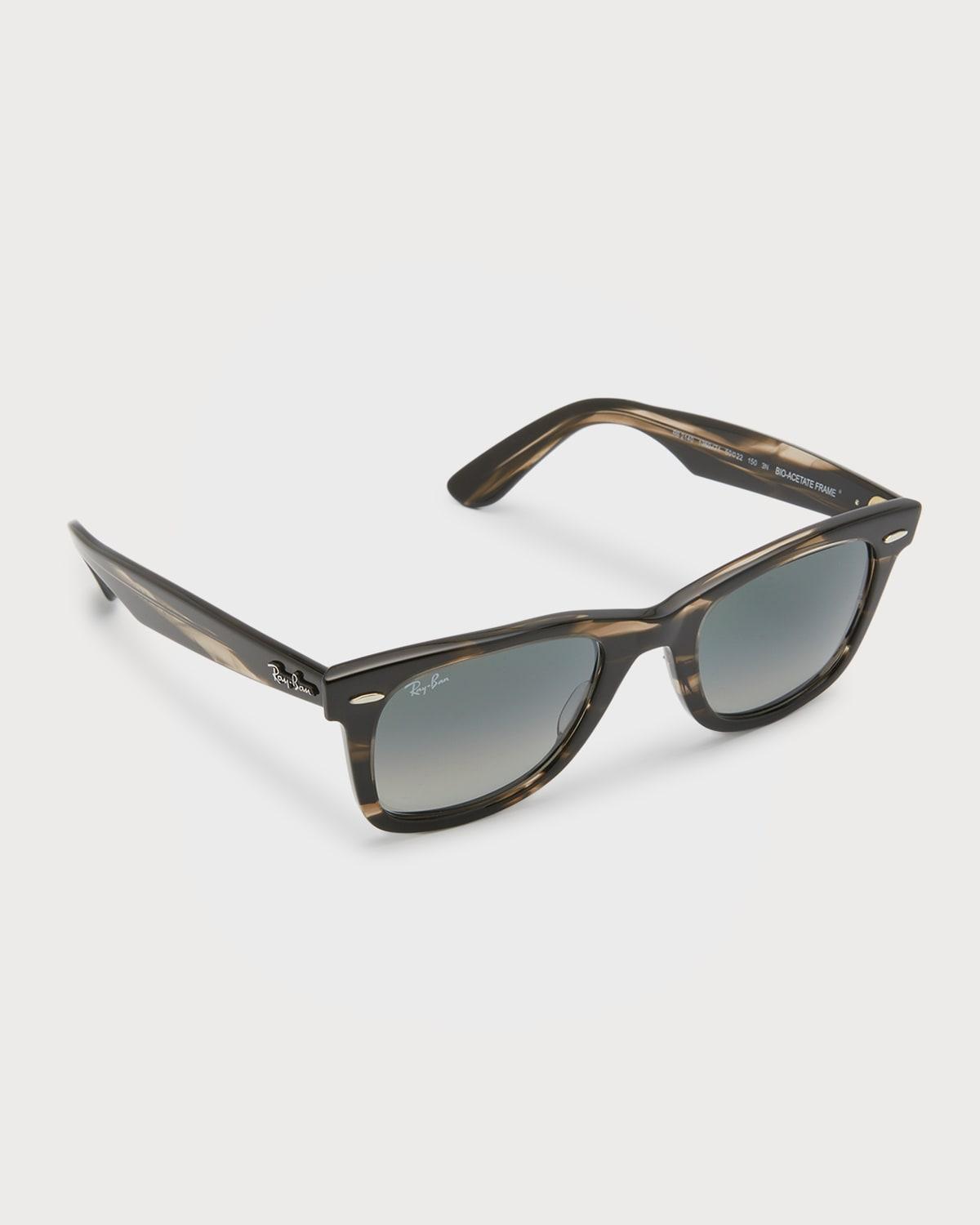 Mens Square Acetate Sunglasses, 50MM Product Image
