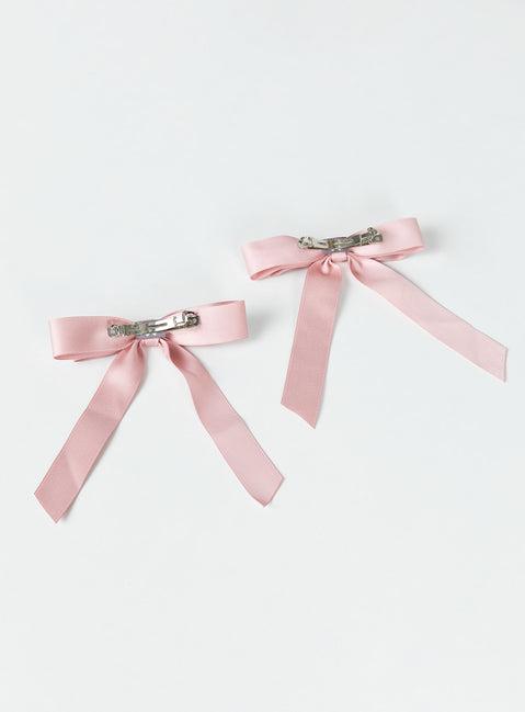 Kinski Hair Bow Pack Pink Product Image