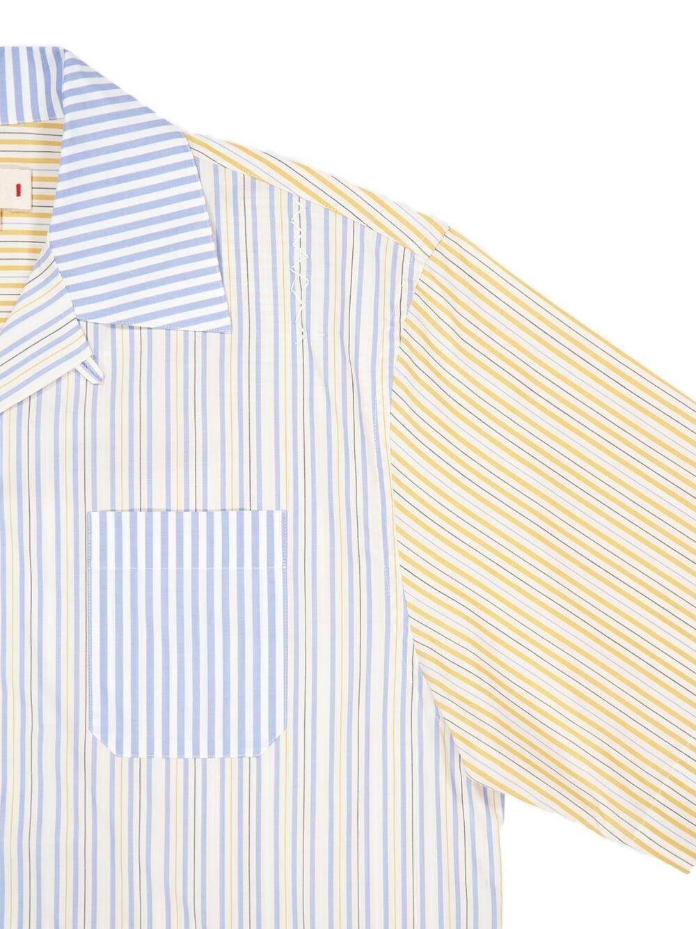 striped two-tone shirt Product Image