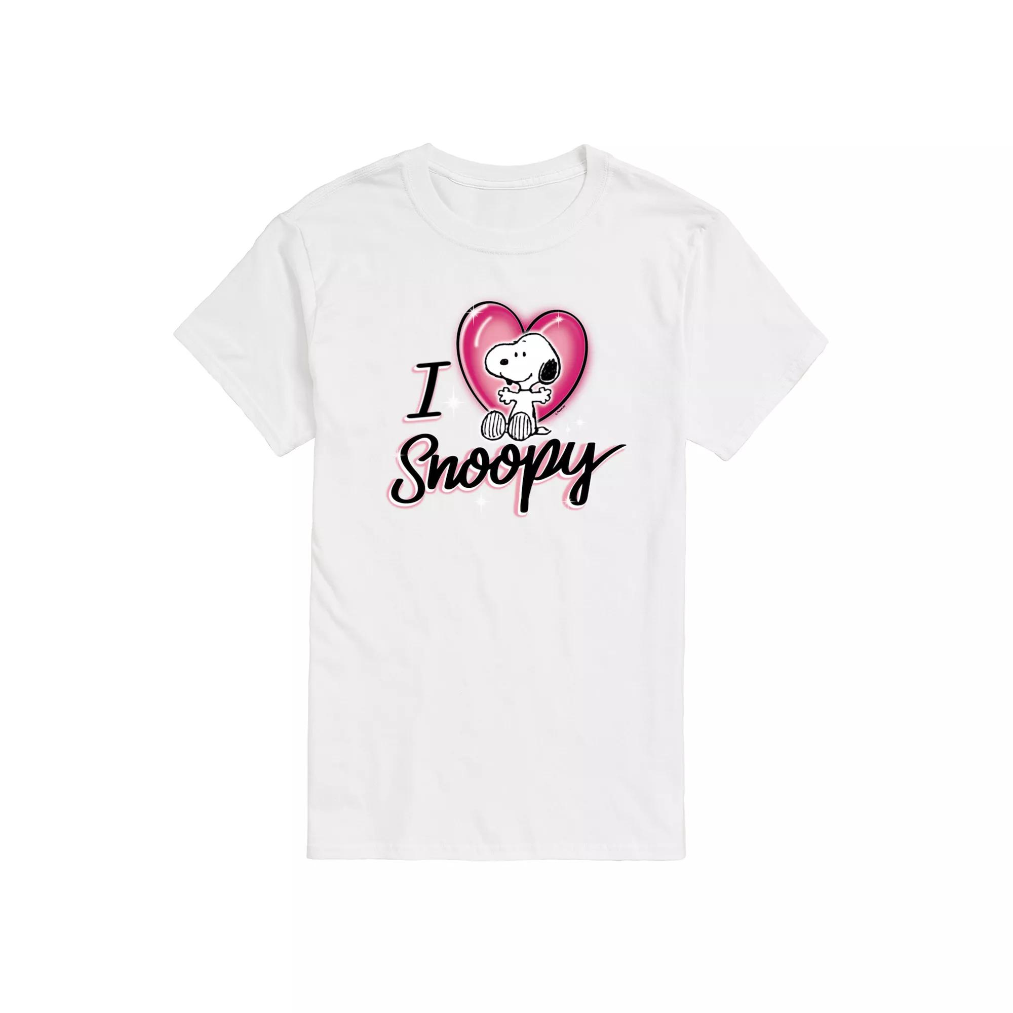Men's Peanuts I Heart Snoopy Graphic Tee,  Product Image