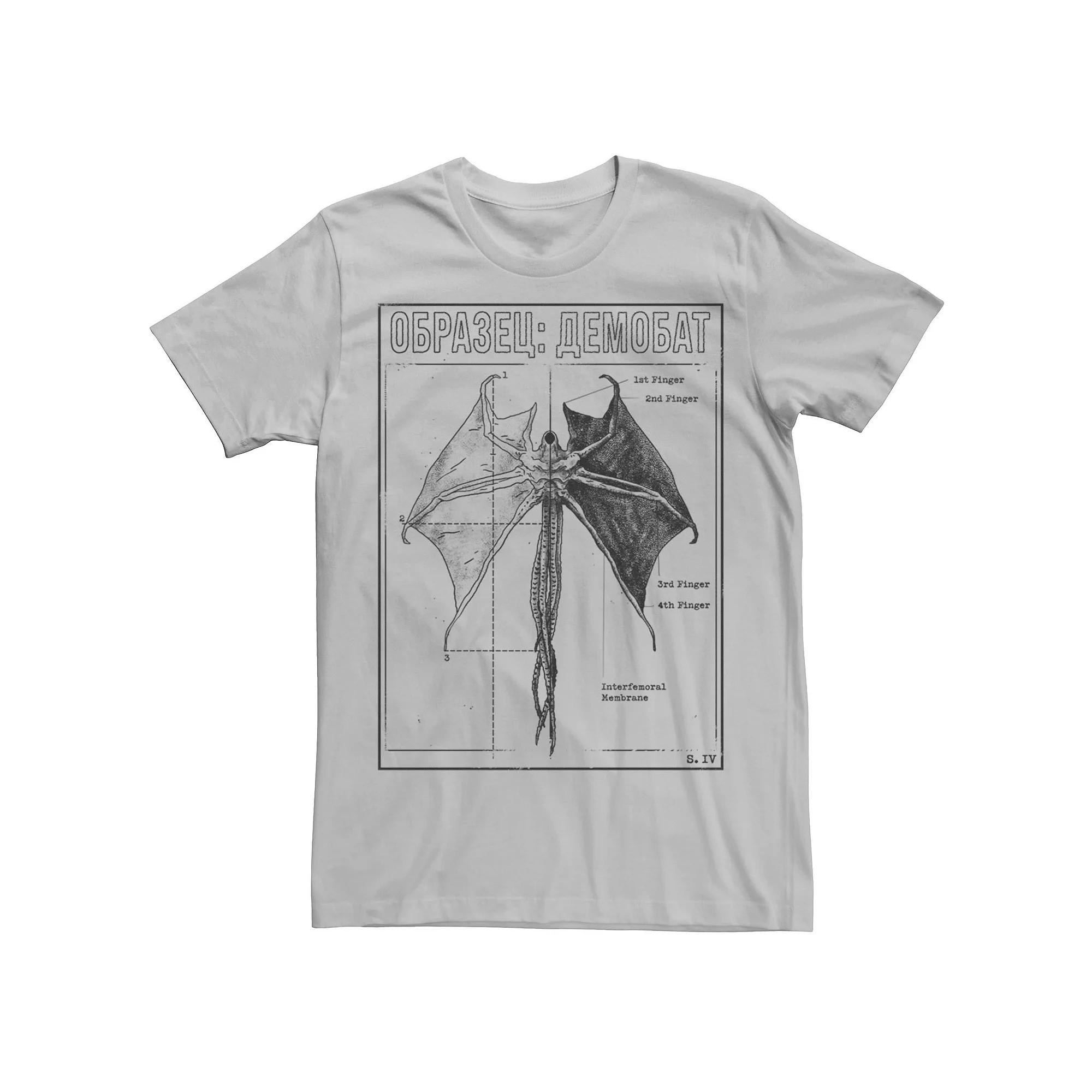 Men's Netflix Stranger Things Demobat Anatomy Tee,  Product Image