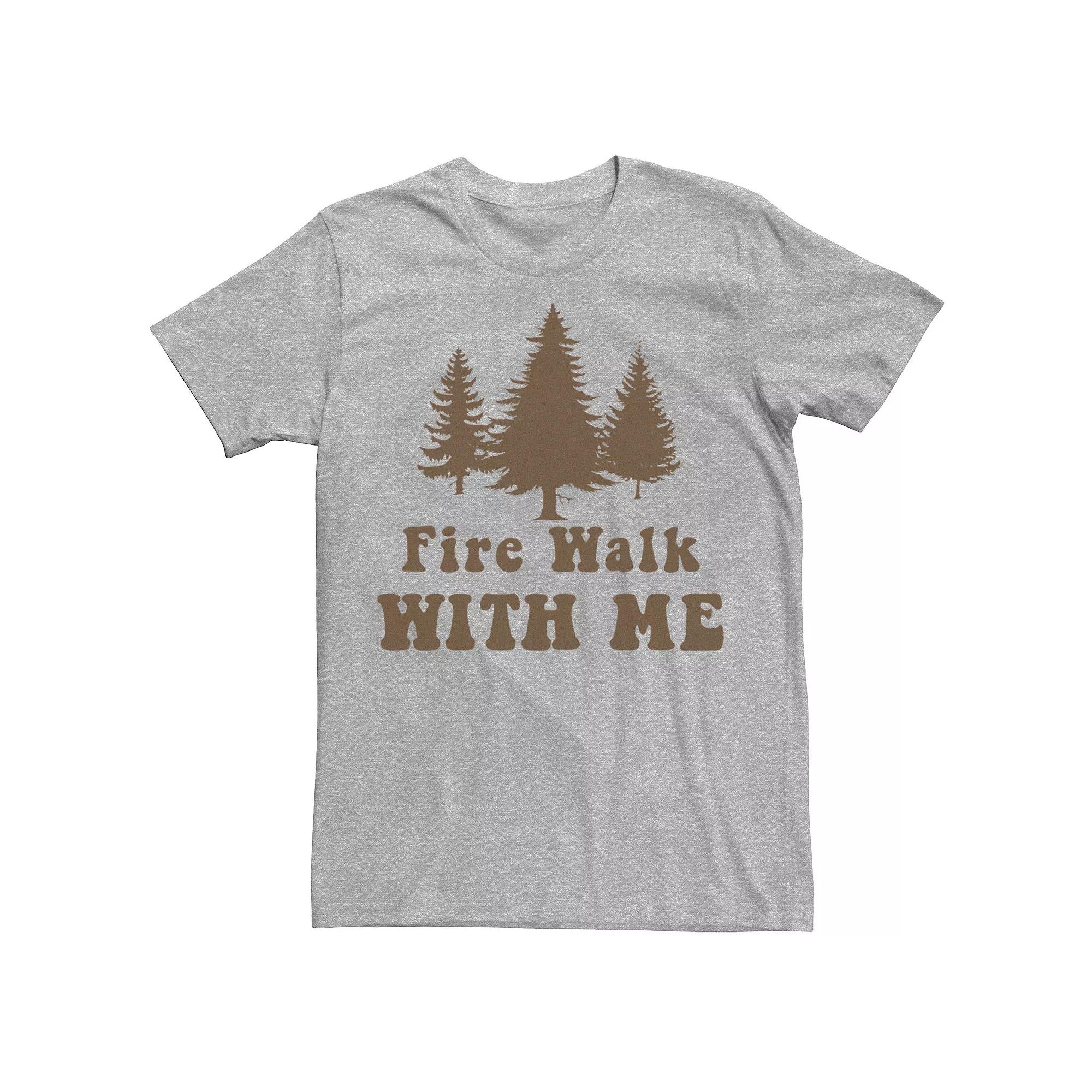 Men's Twin Peaks 70's Style Bold Stack Fire Walk Tee,  Product Image