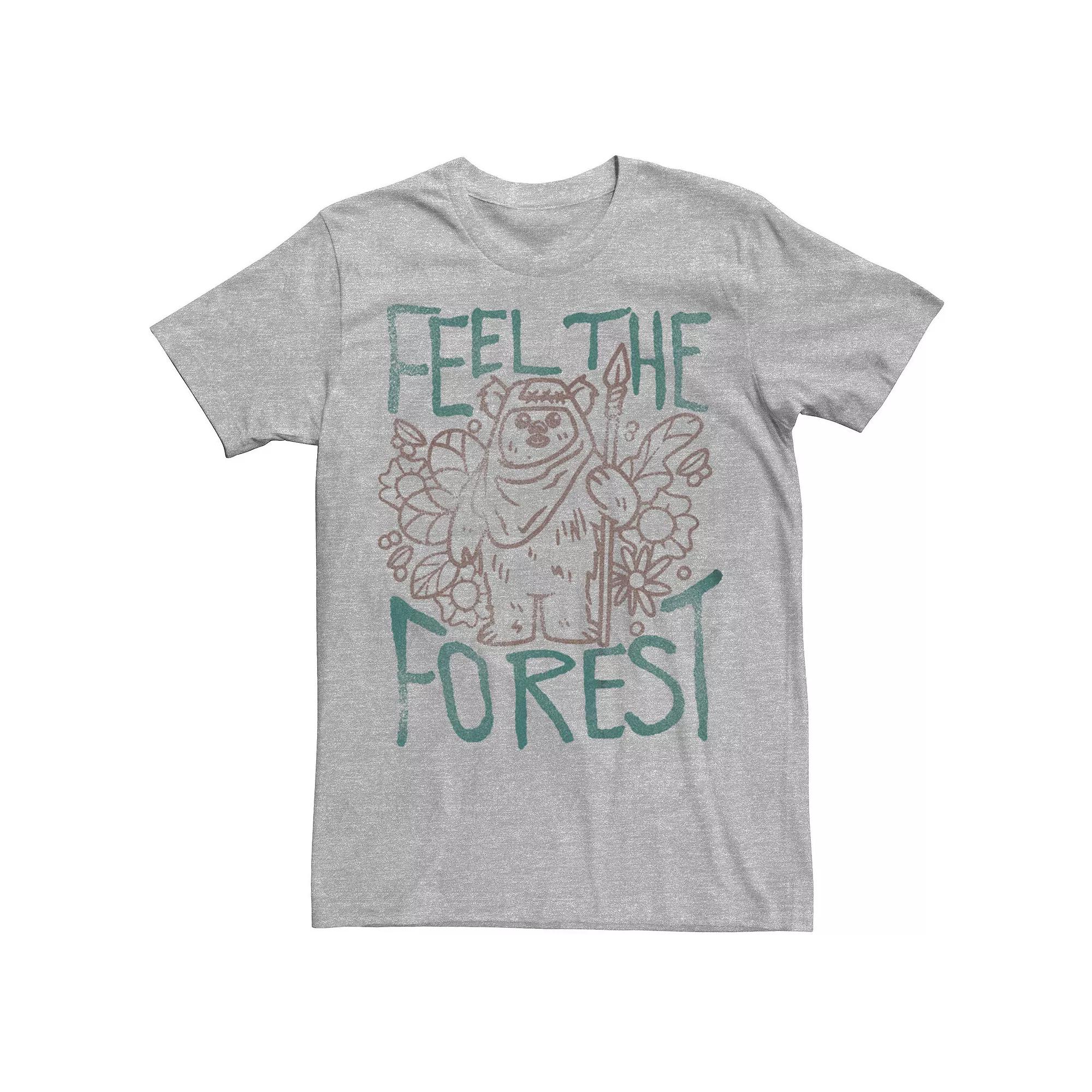 Men's Star Wars Ewok "Feel The Forest" Graphic Tee,  Product Image