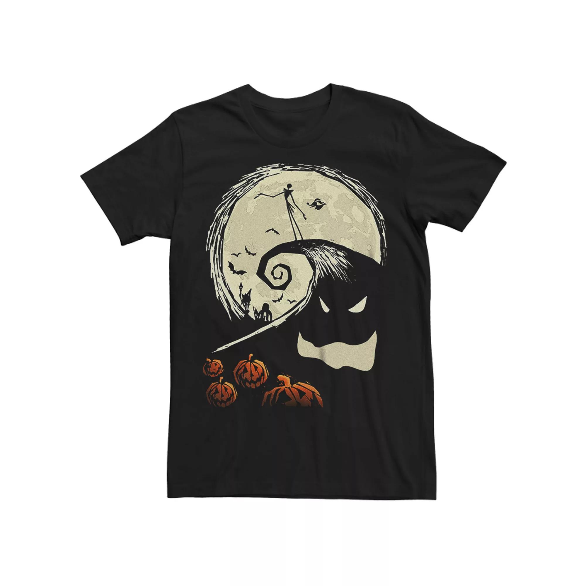 Disney's The Nightmare Before Christmas Big & Tall Jack On Oogie Boogie Hill Graphic Tee, Men's, Size: XL Tall, Black Product Image