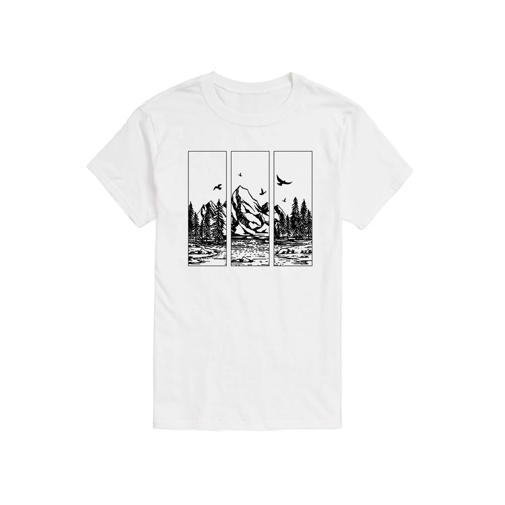 Men's Mountain Scene Tee,  Product Image