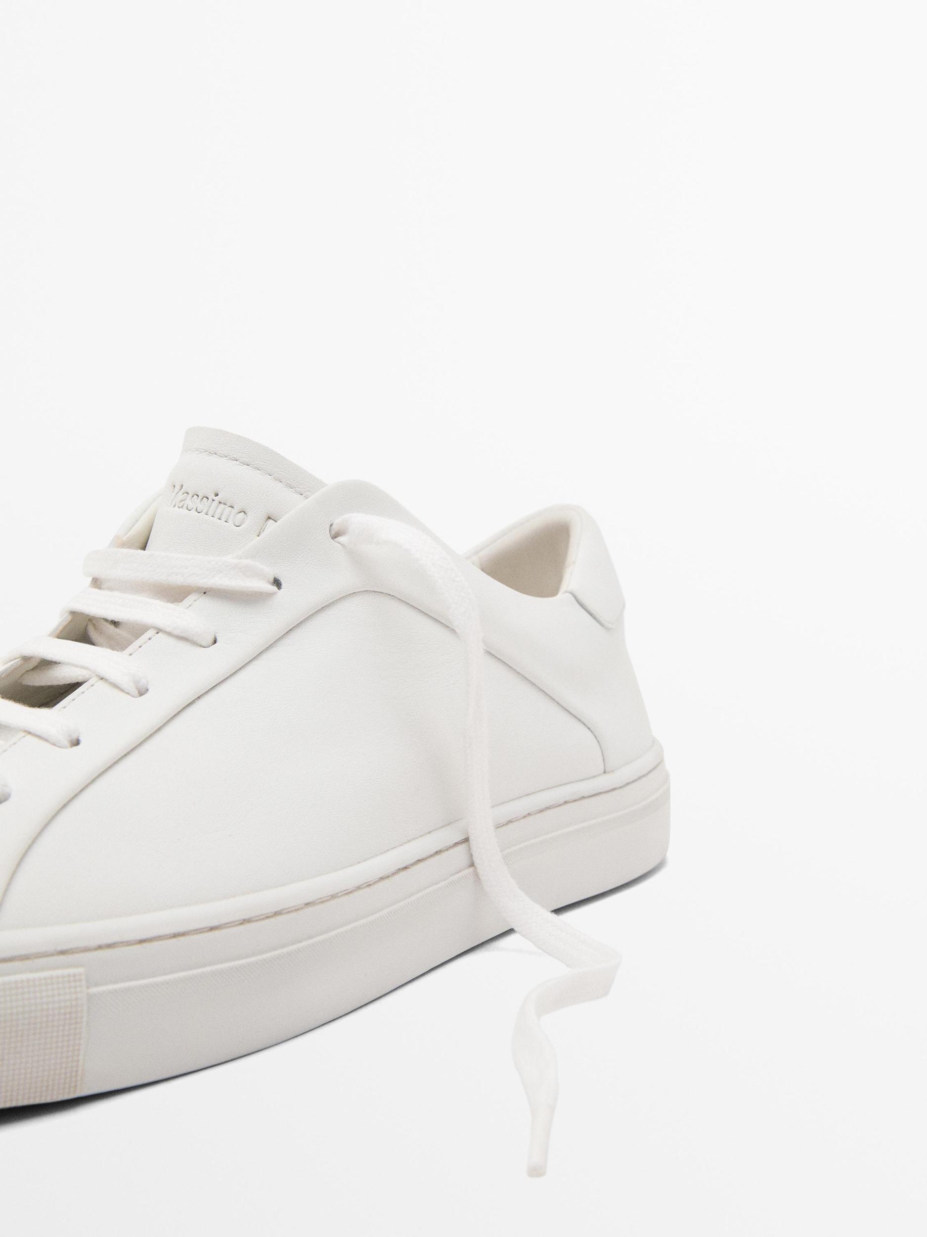 Split suede trainers Product Image