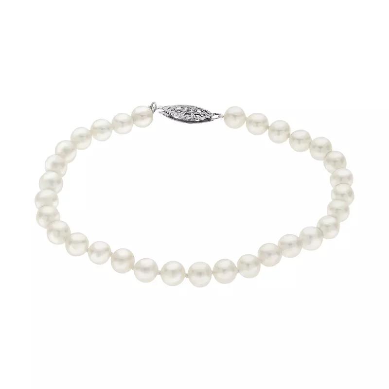PearLustre by Imperial 6-6.5 mm Freshwater Cultured Pearl Bracelet - 7.5 in., Women's,  Product Image
