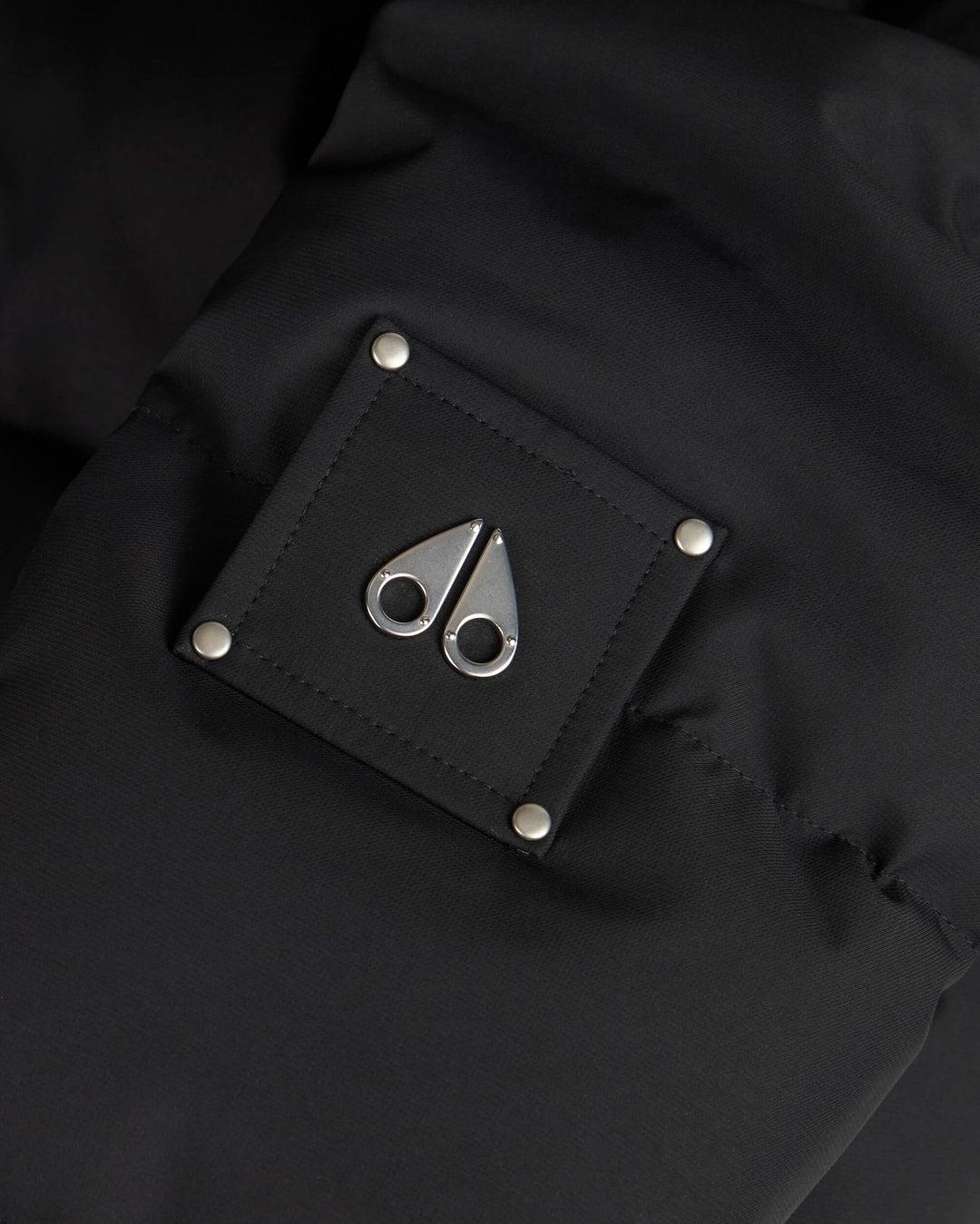 Moose Knuckles Womens Cloud 3Q Jacket in Black with Black Shearling Product Image