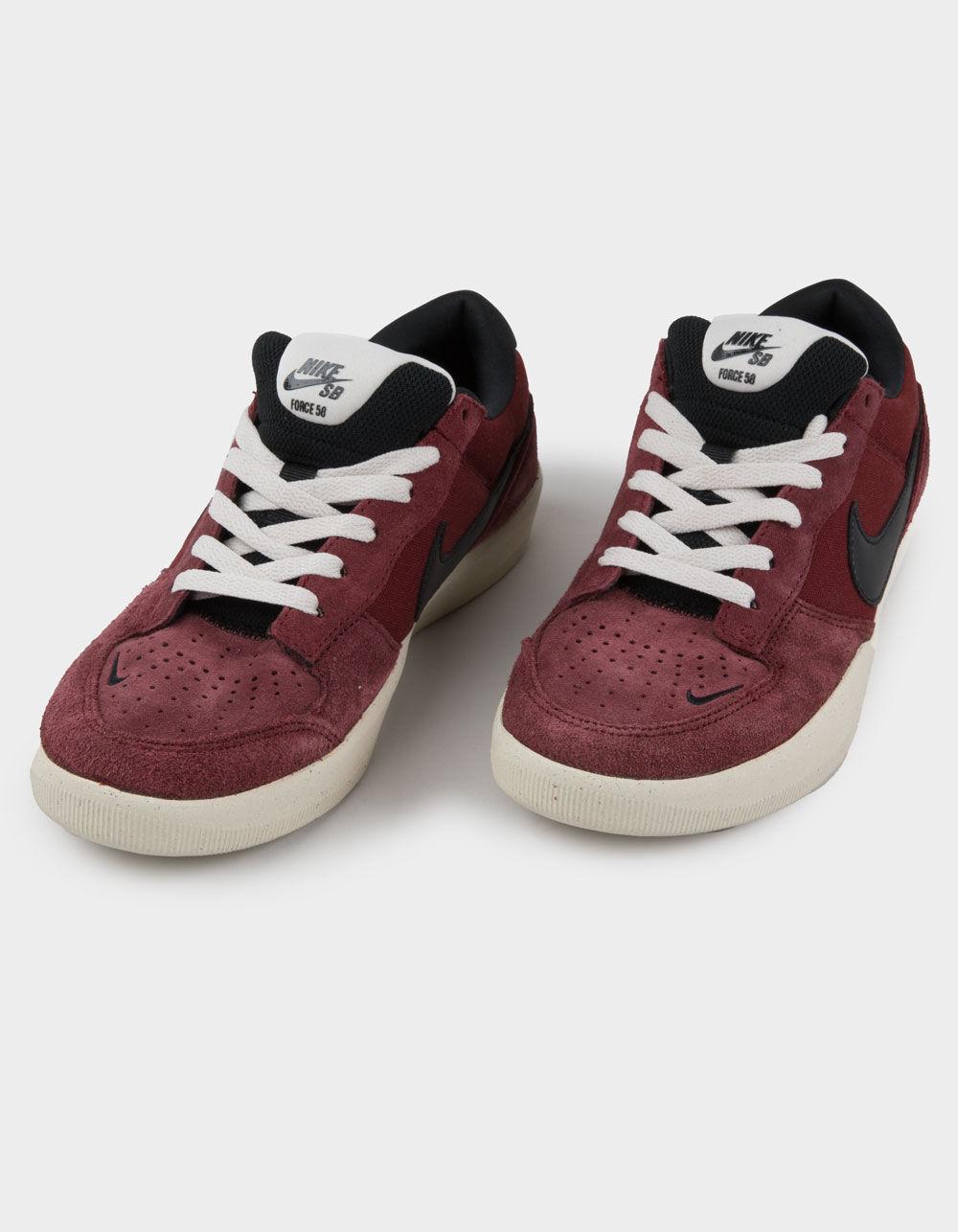 NIKE SB Force 58 Mens Shoes - DK RED Product Image