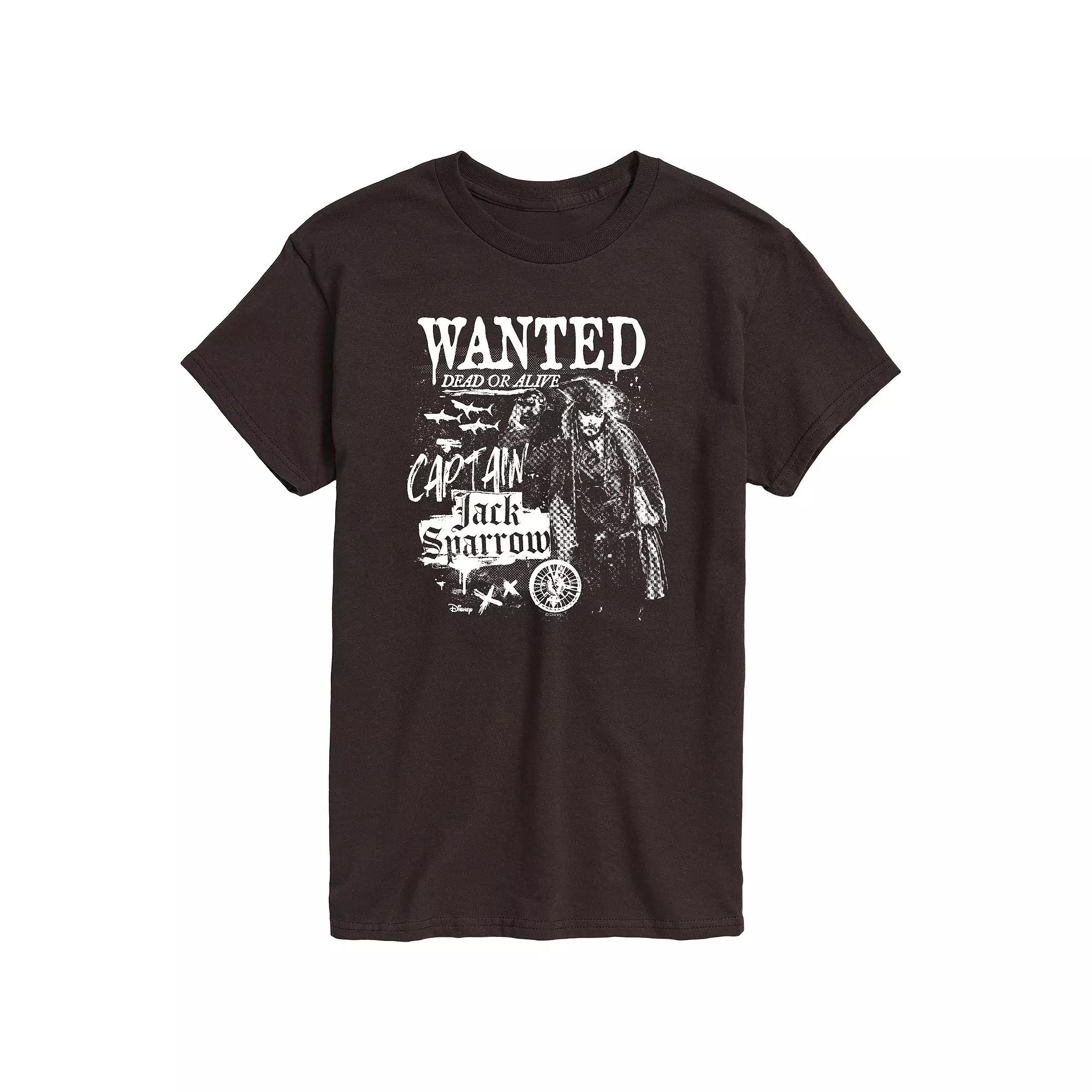 Big & Tall Disney's Pirates of the Caribbean Captain Jack Sparrow Graphic Tee, Men's,  Product Image