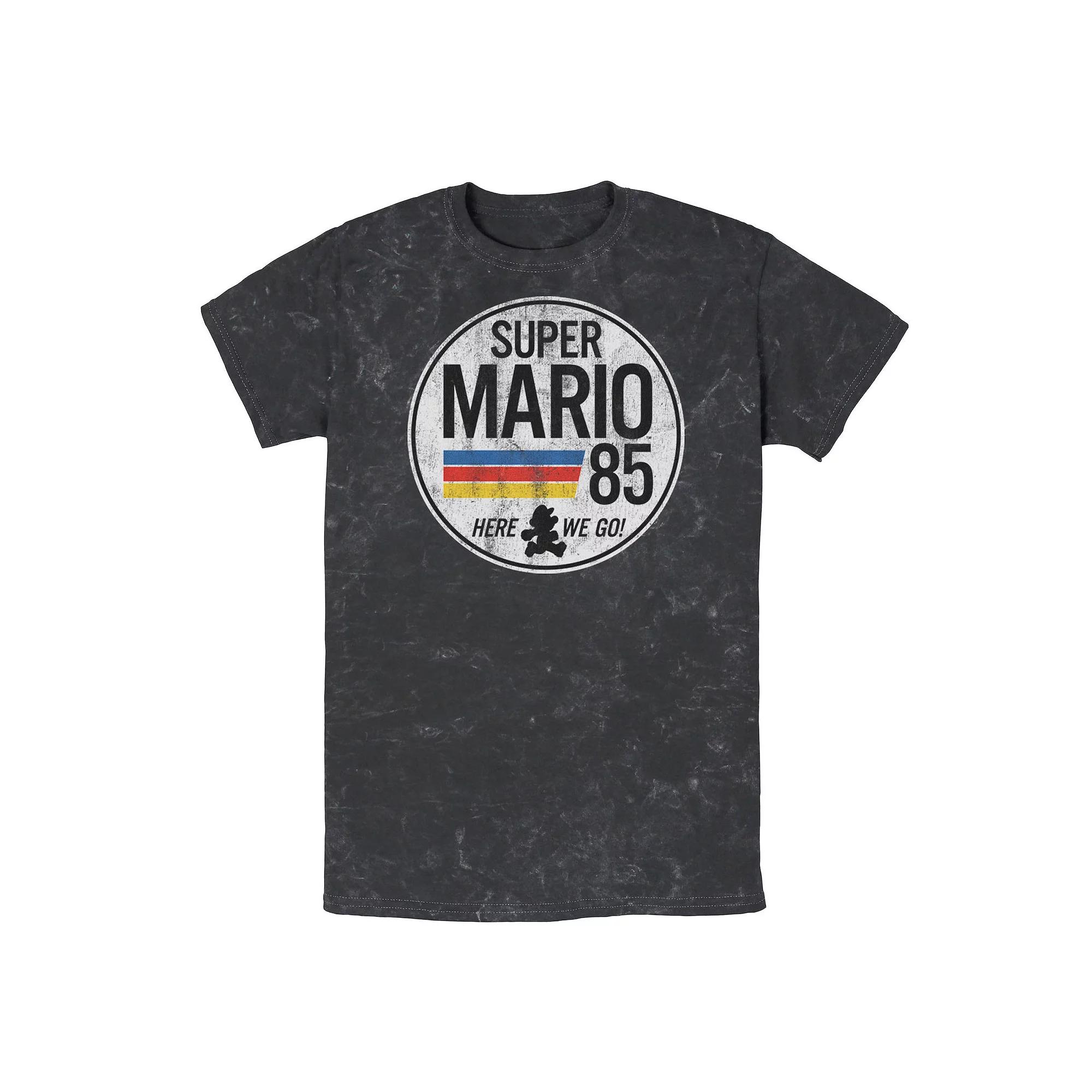 Men's Nintendo Super Mario '85 Here We Go Vintage Tee,  Product Image