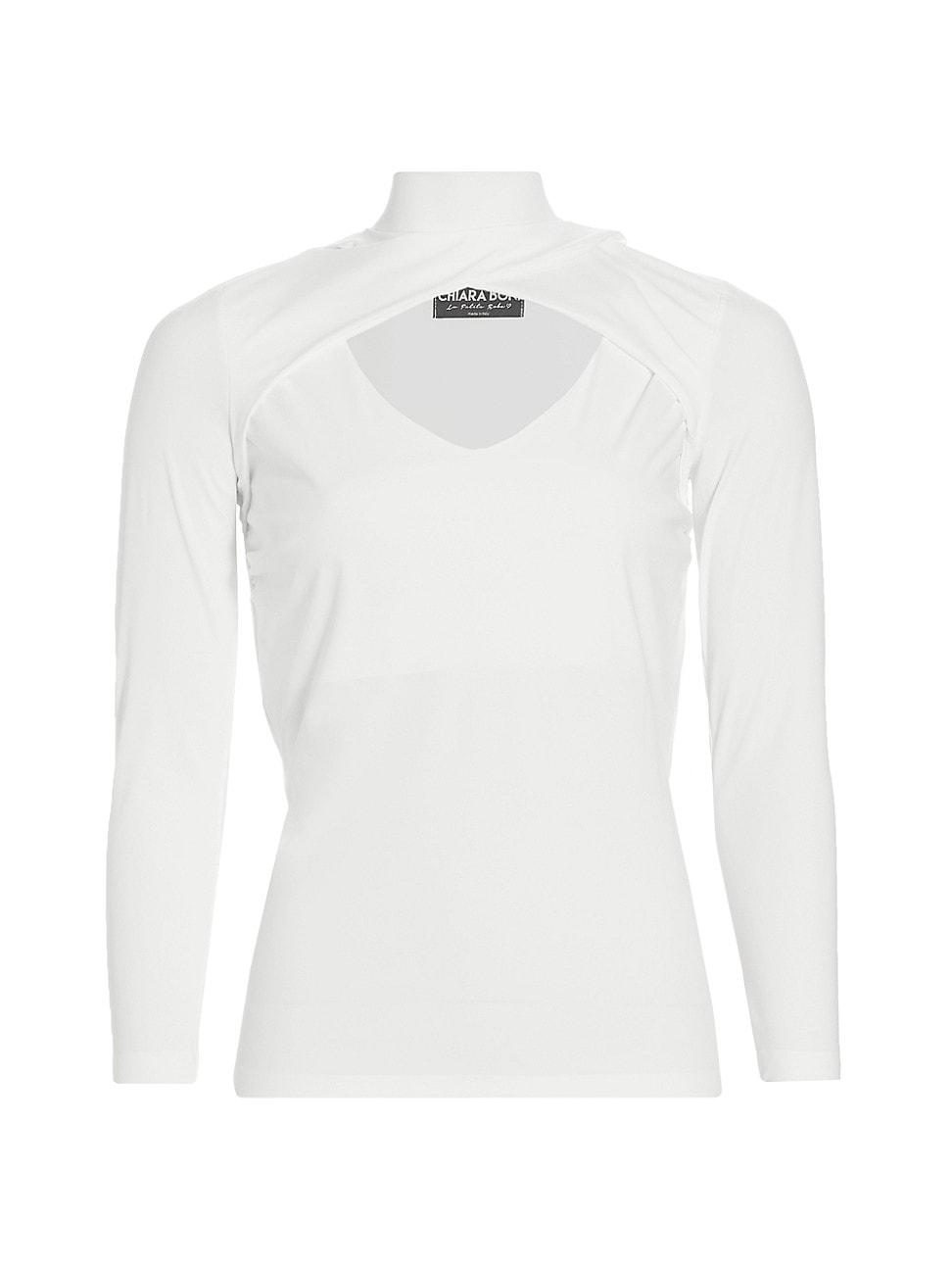 Womens Manique Cutout Mockneck Top Product Image