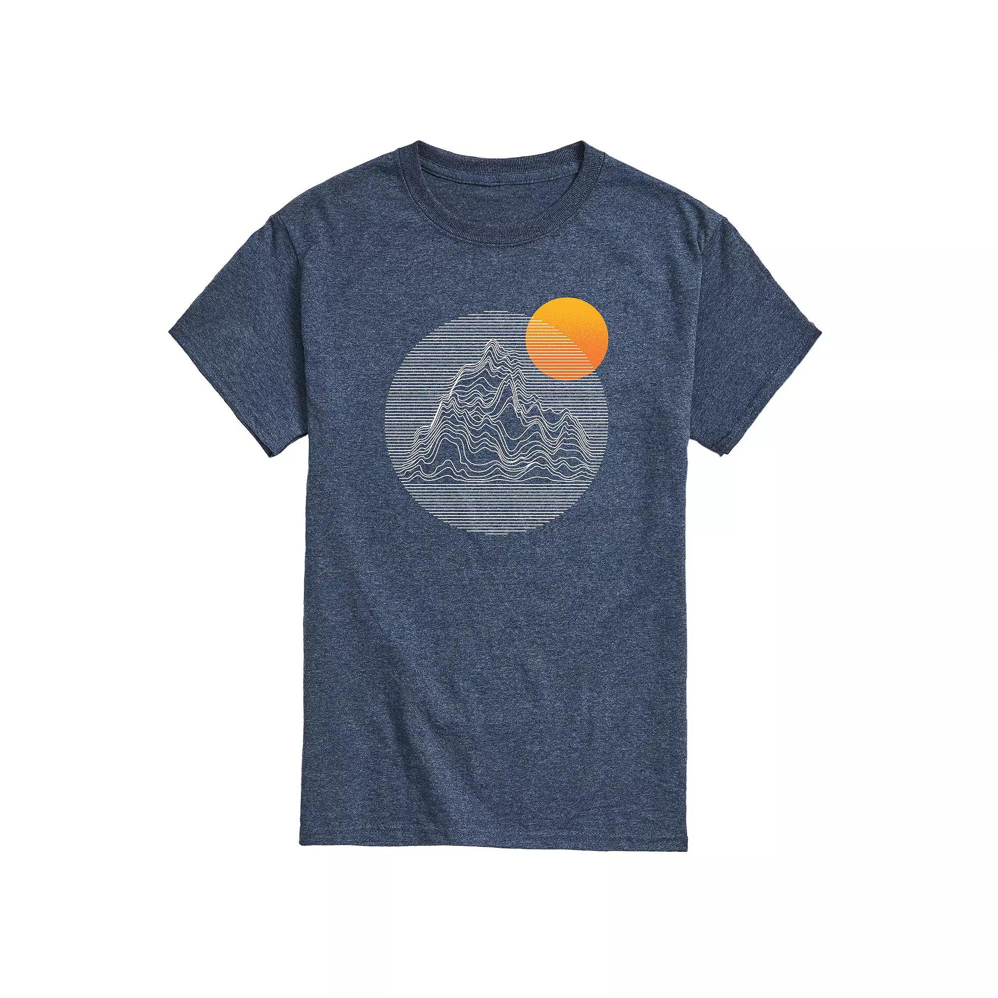 Men's Line Art Mountain Tee,  Product Image