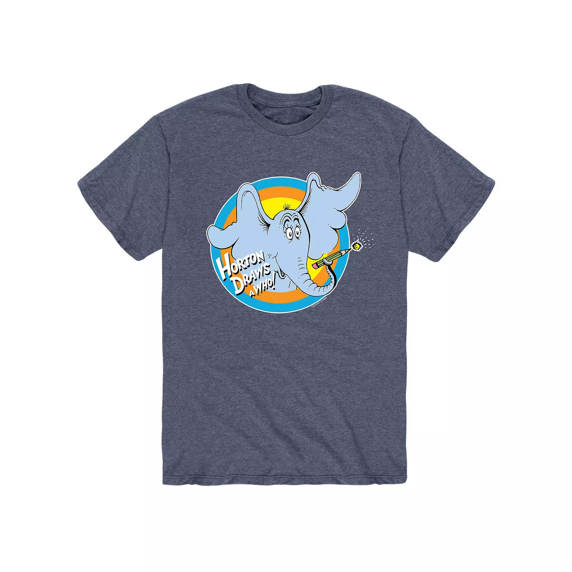 Men's Dr. Suess Horton Draws Tee,  Product Image