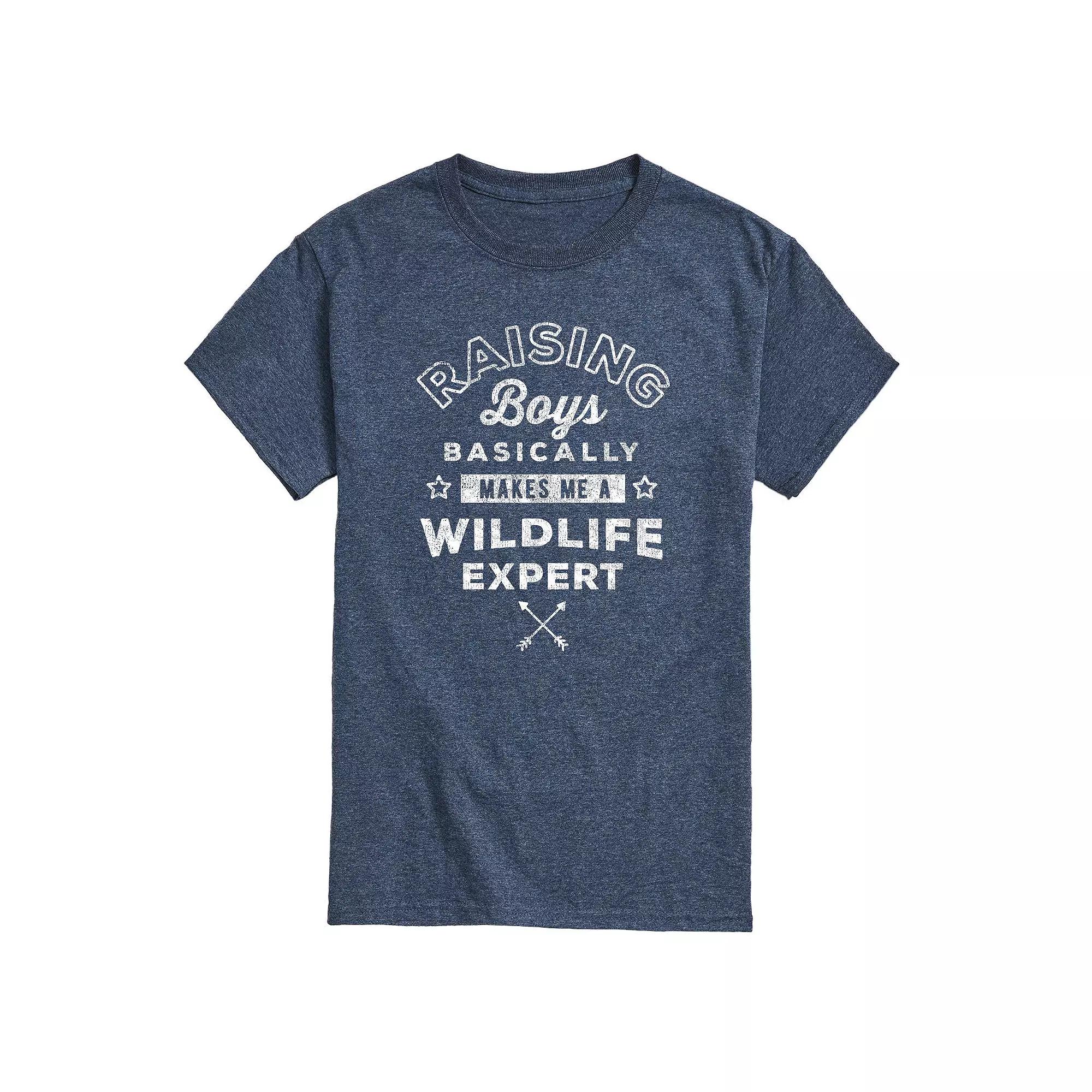 Men's Raising Boys Wildlife Expert Tee,  Product Image