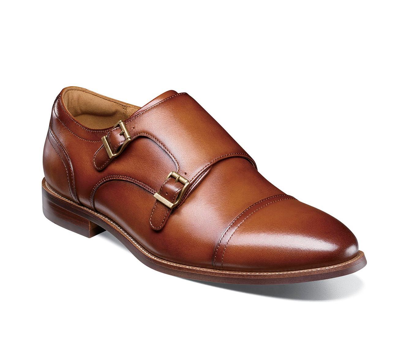 Men's Florsheim Rucci Cap Toe Double Monk Strap Dress Shoes Product Image