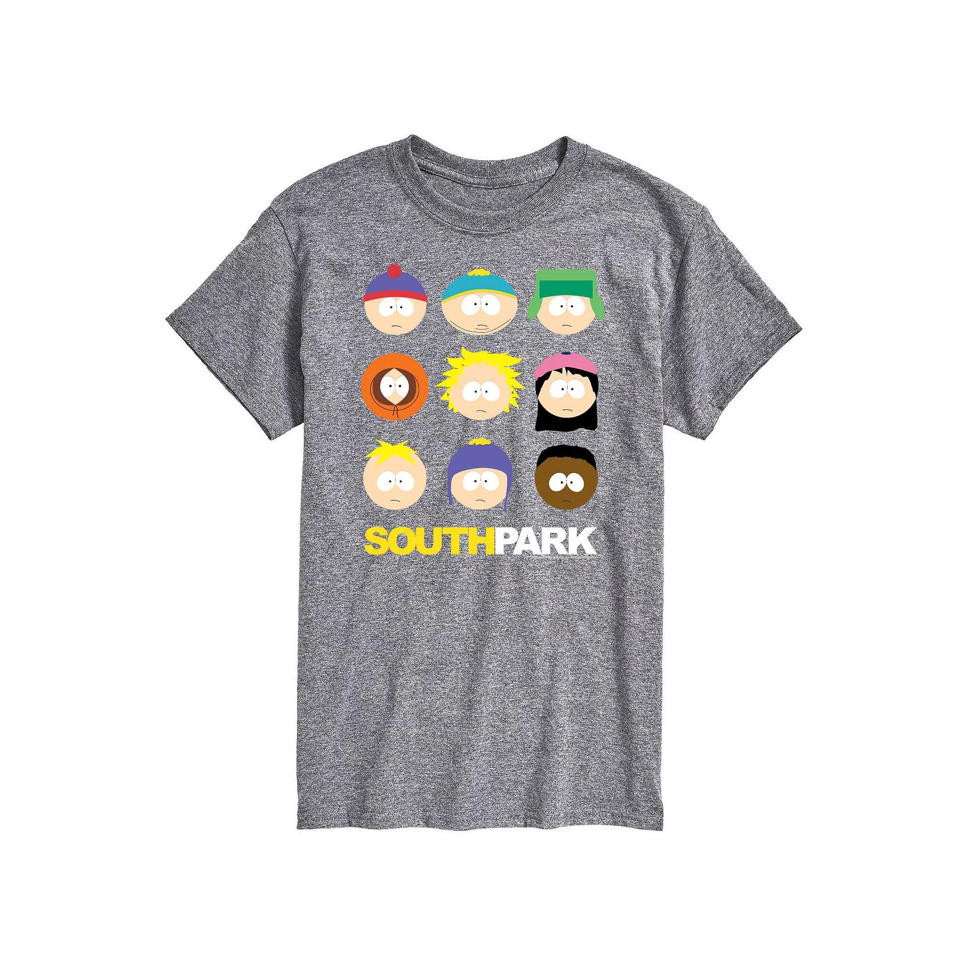 Men's South Park Face Grid Tee,  Product Image