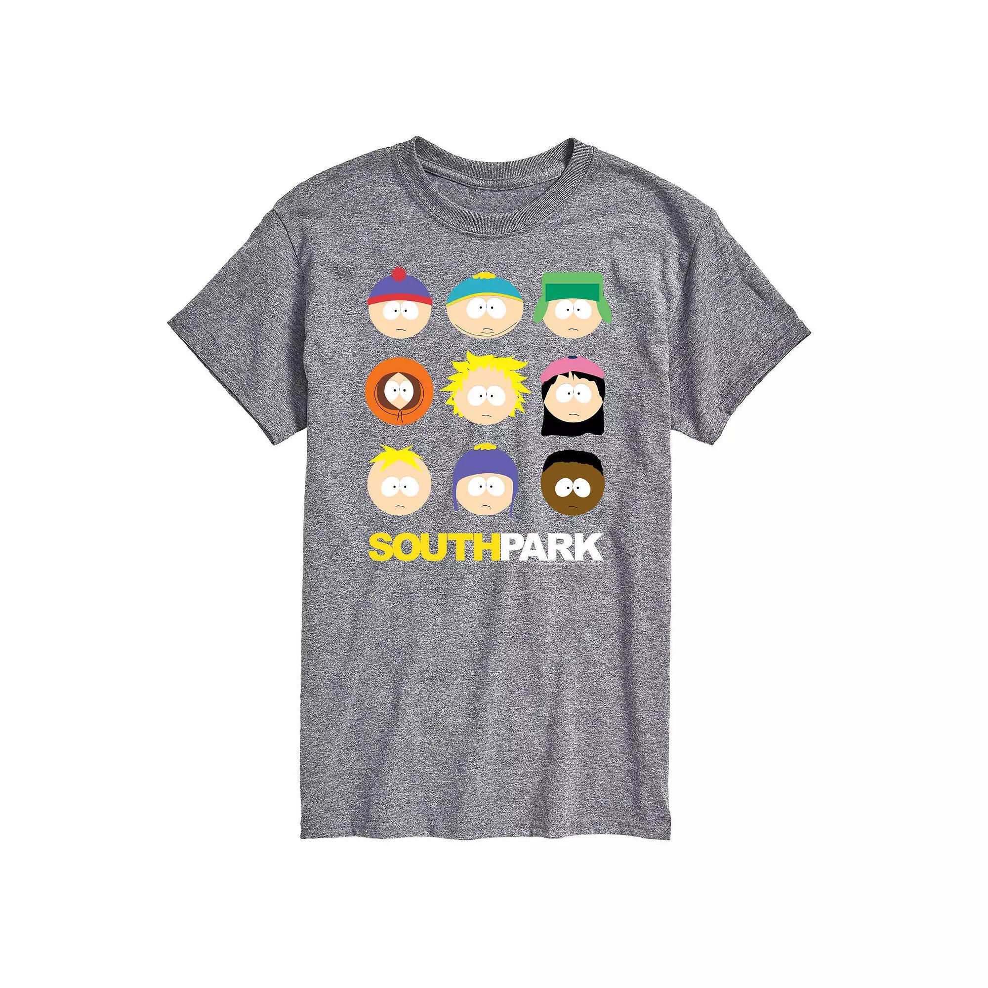 Men's South Park Face Grid Tee,  Product Image