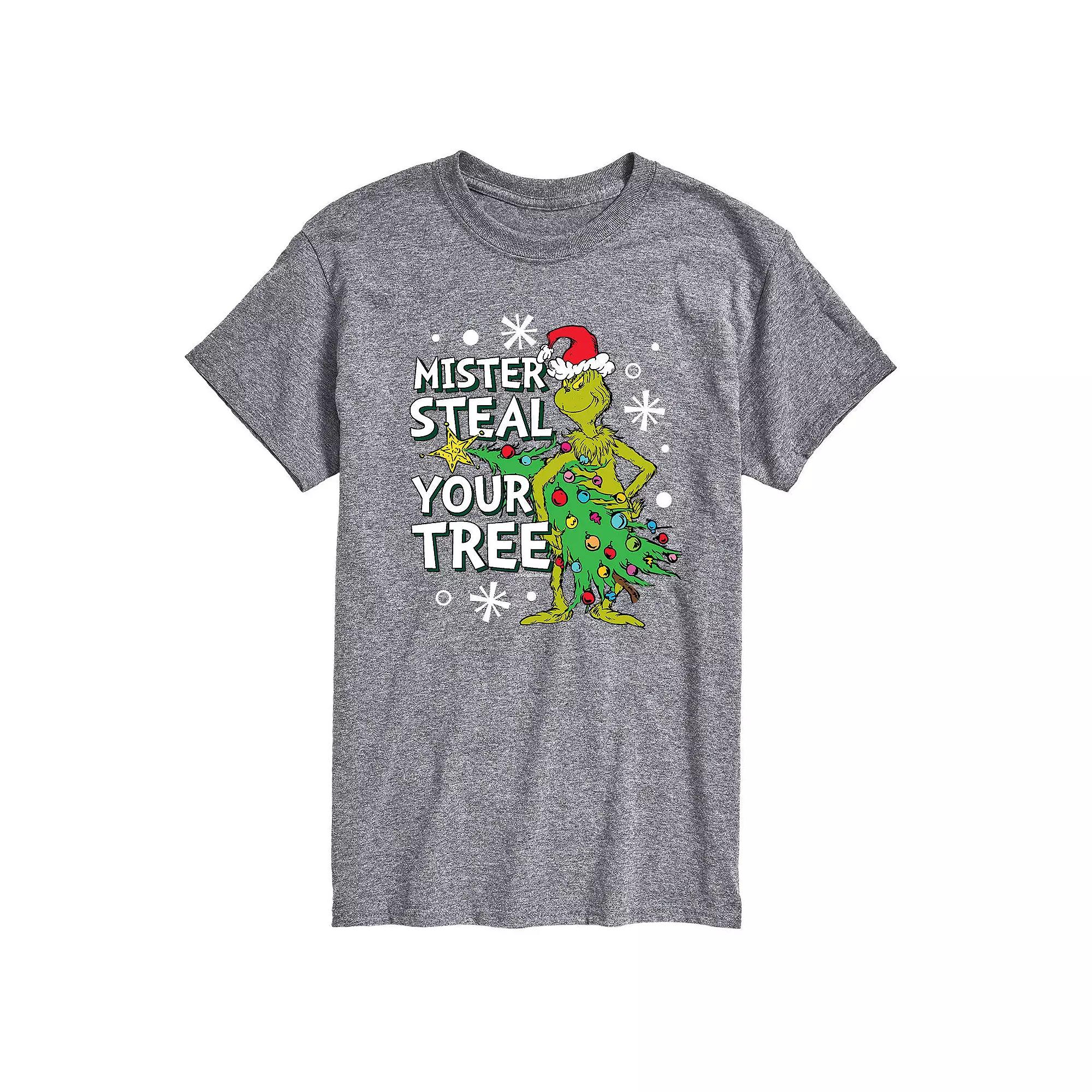 Men's Dr. Seuss Grinch Mister Steal Your Tree Tee,  Product Image