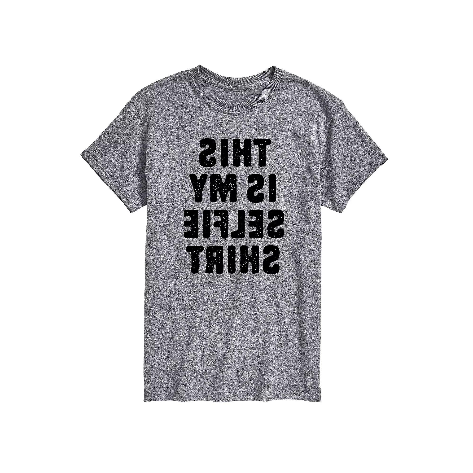 Big & Tall This Is My Selfie Shirt Graphic Tee, Men's,  Product Image