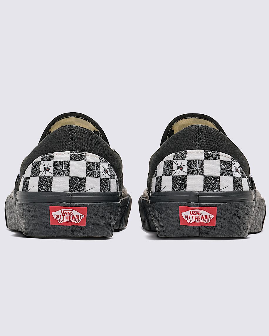 Customs Classic Slip-On Halloween Checkerboard Shoe in Customs| Vans US Product Image