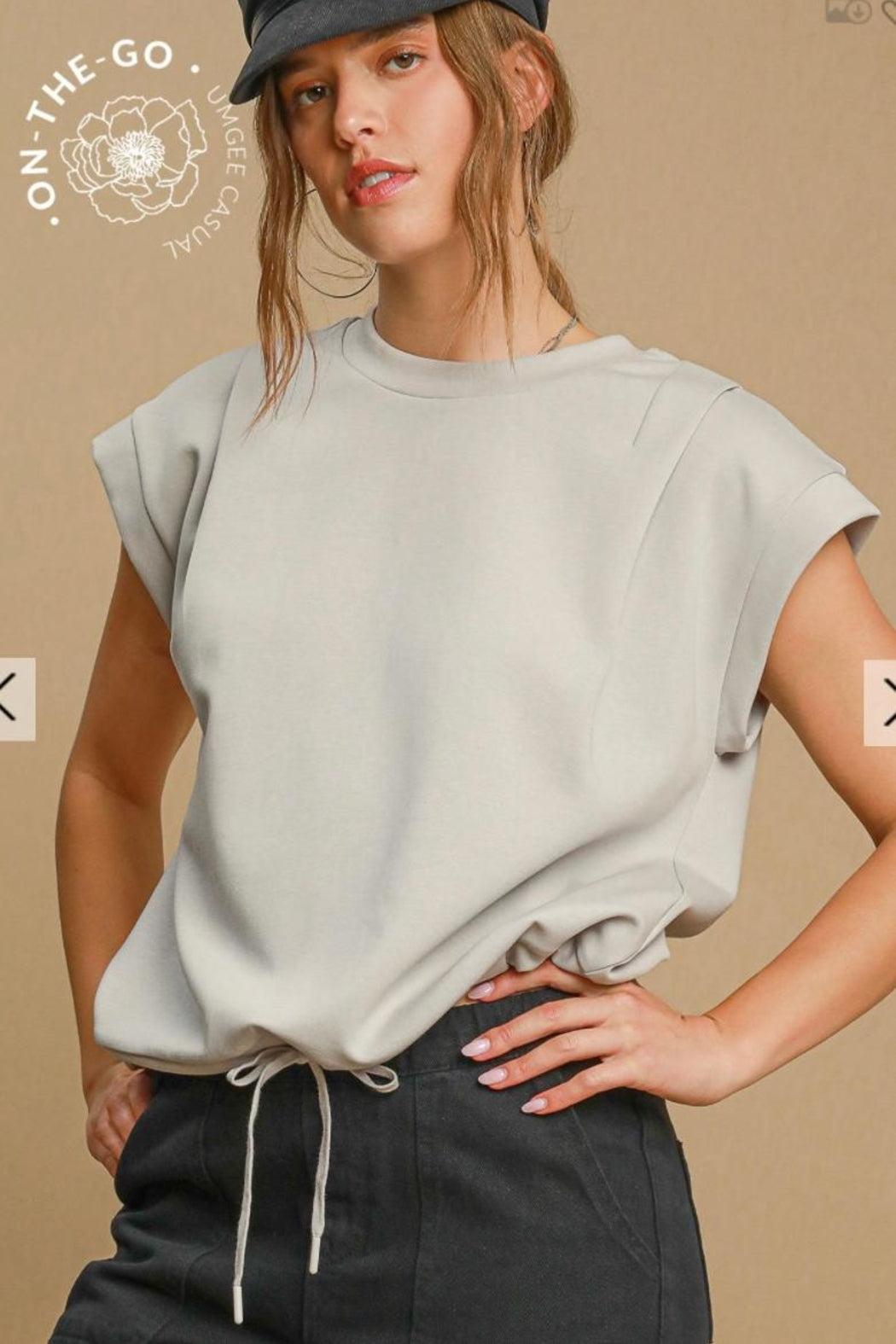 Top, Luxeknit Grey Product Image