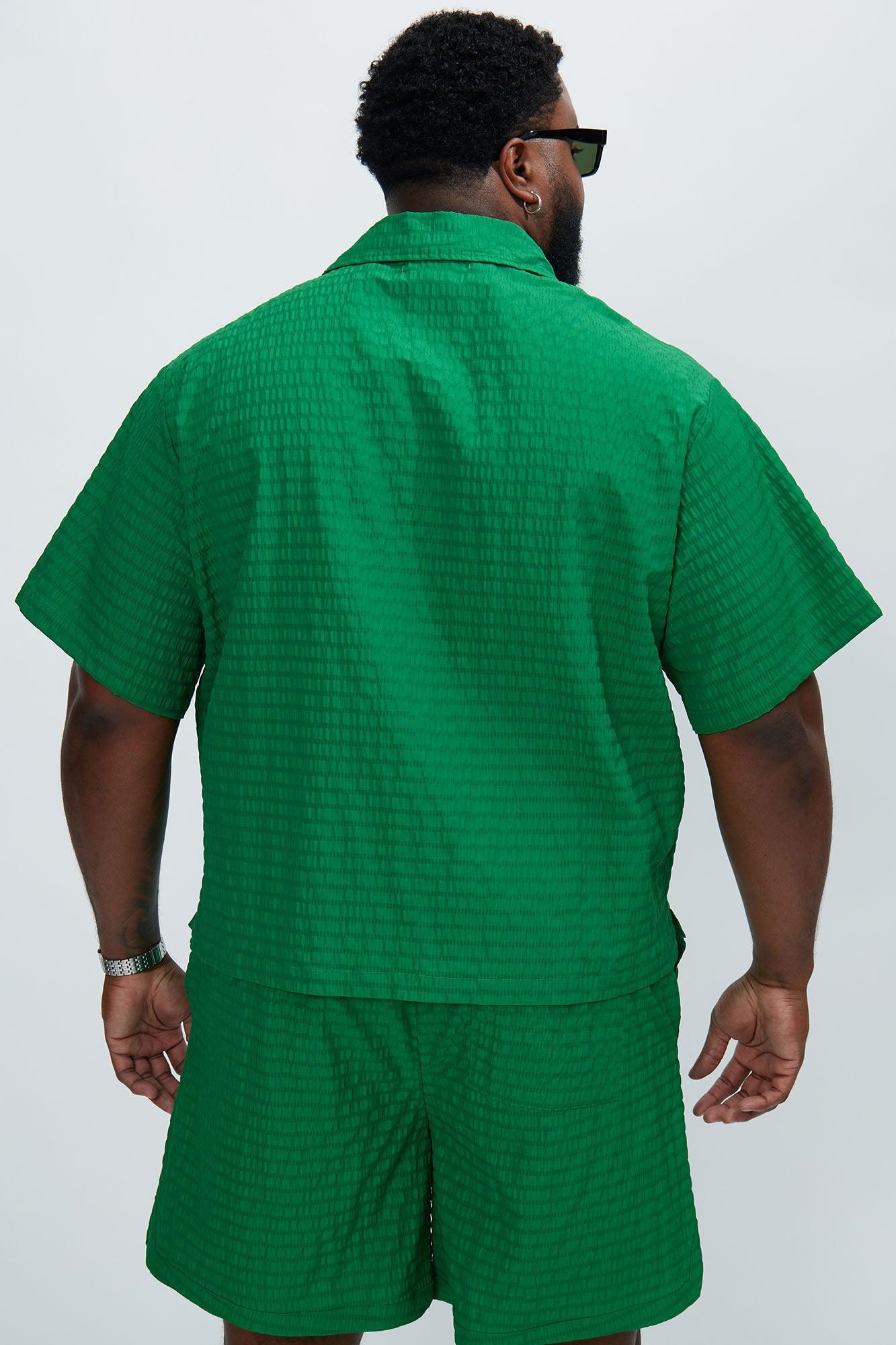 Sierra Textured Shirt - Green Product Image