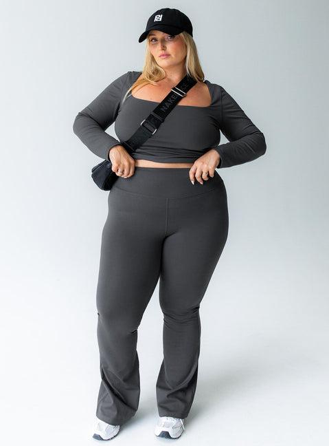 Integrity Activewear Yoga Pants Grey Curve Product Image