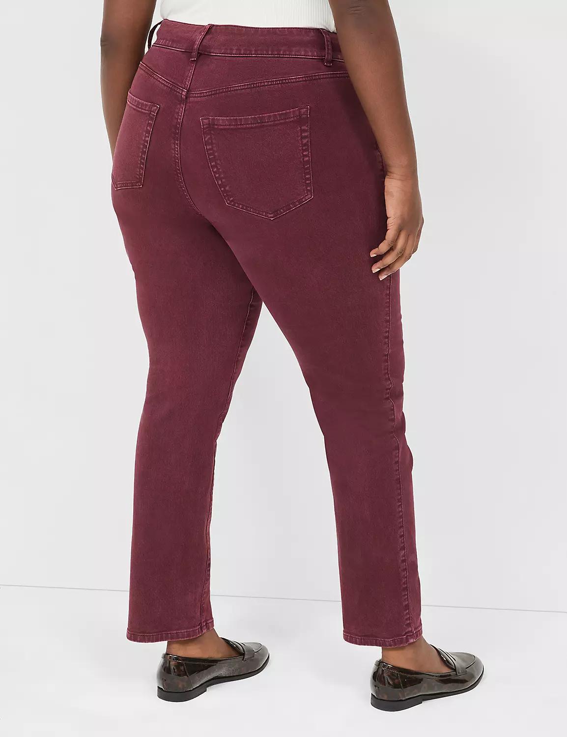 Tighter Tummy Fit High-Rise Color Straight Jean Product Image