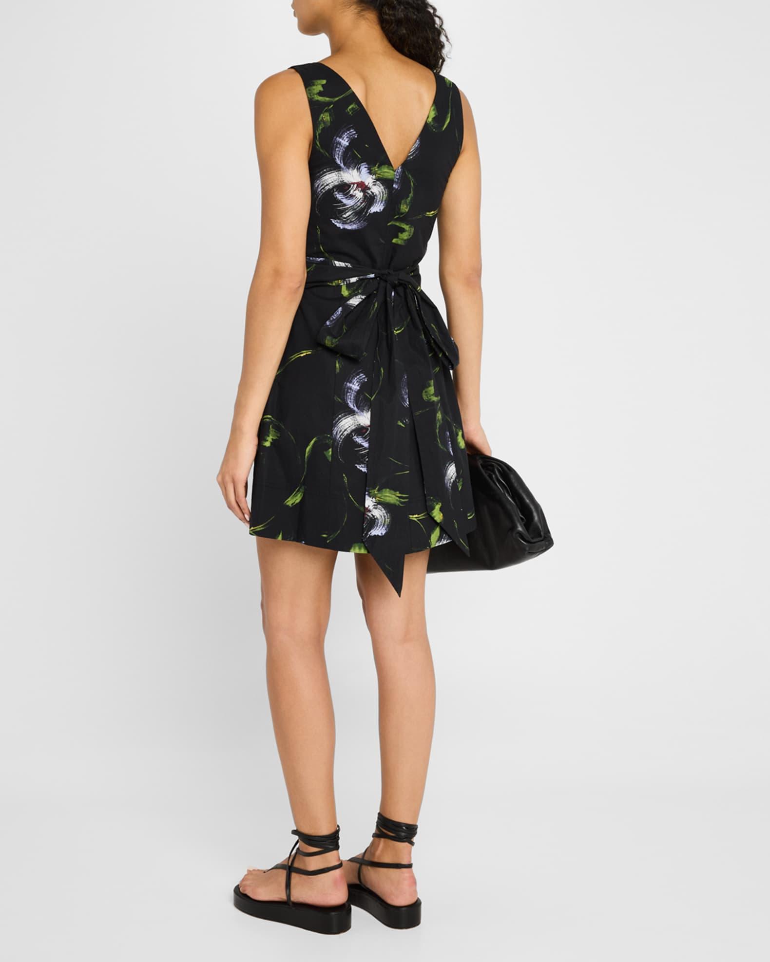 Harper Printed V-Neck Mini Dress Product Image