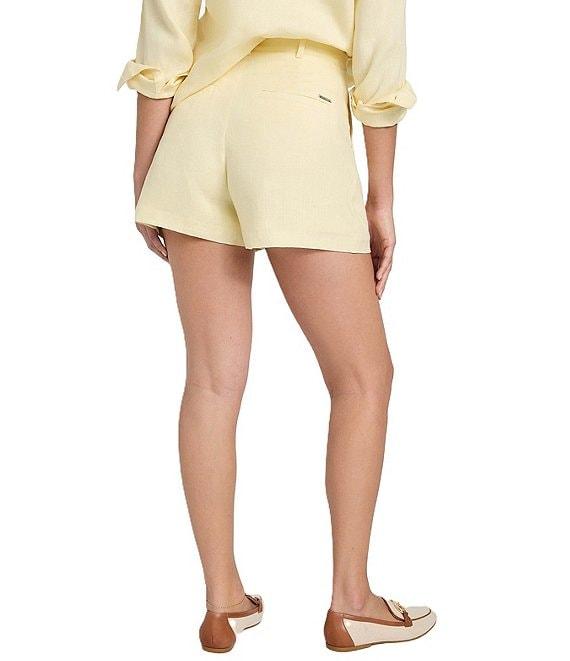 Guess Gen Tailored Linen Blend Shorts Product Image