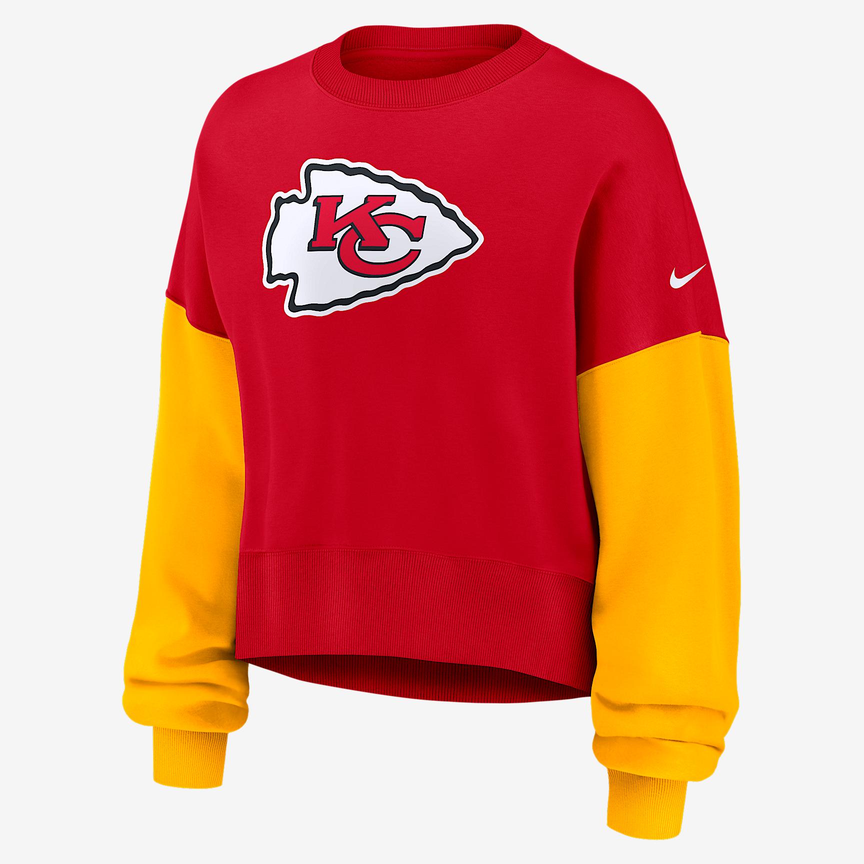 Kansas City Chiefs Nike Women's NFL Pullover Crew Product Image
