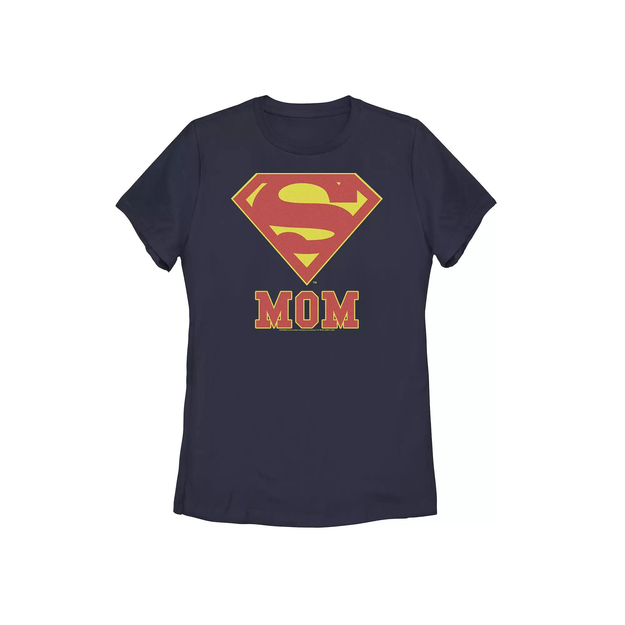 Women's DC Comics Super Mom Chest Logo Tee, Girl's,  Product Image