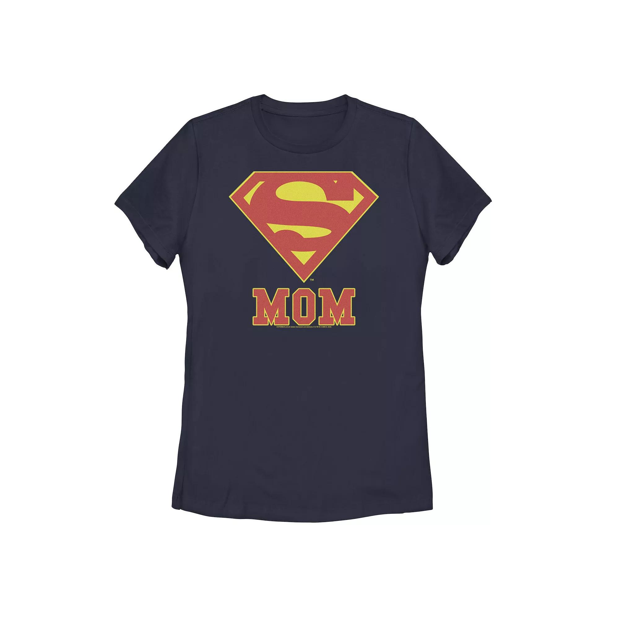 Women's DC Comics Super Mom Chest Logo Tee, Girl's,  Product Image
