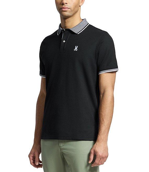 Psycho Bunny Evandale Oxford Short Sleeve Polo Shirt Product Image