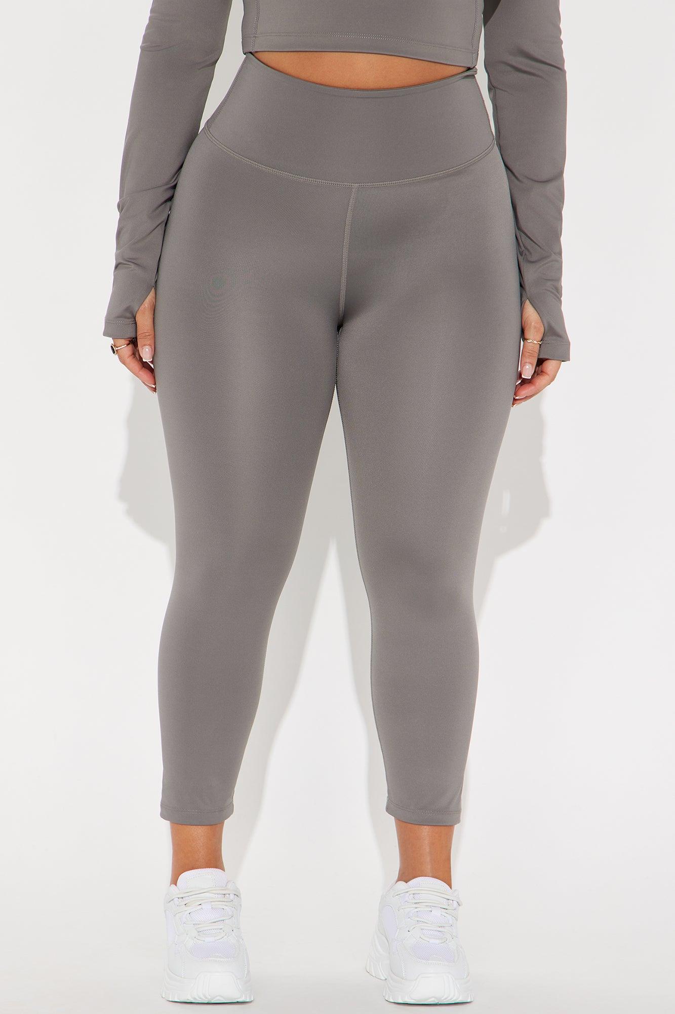Run It Up Elevate Capri Active Legging - Charcoal Product Image