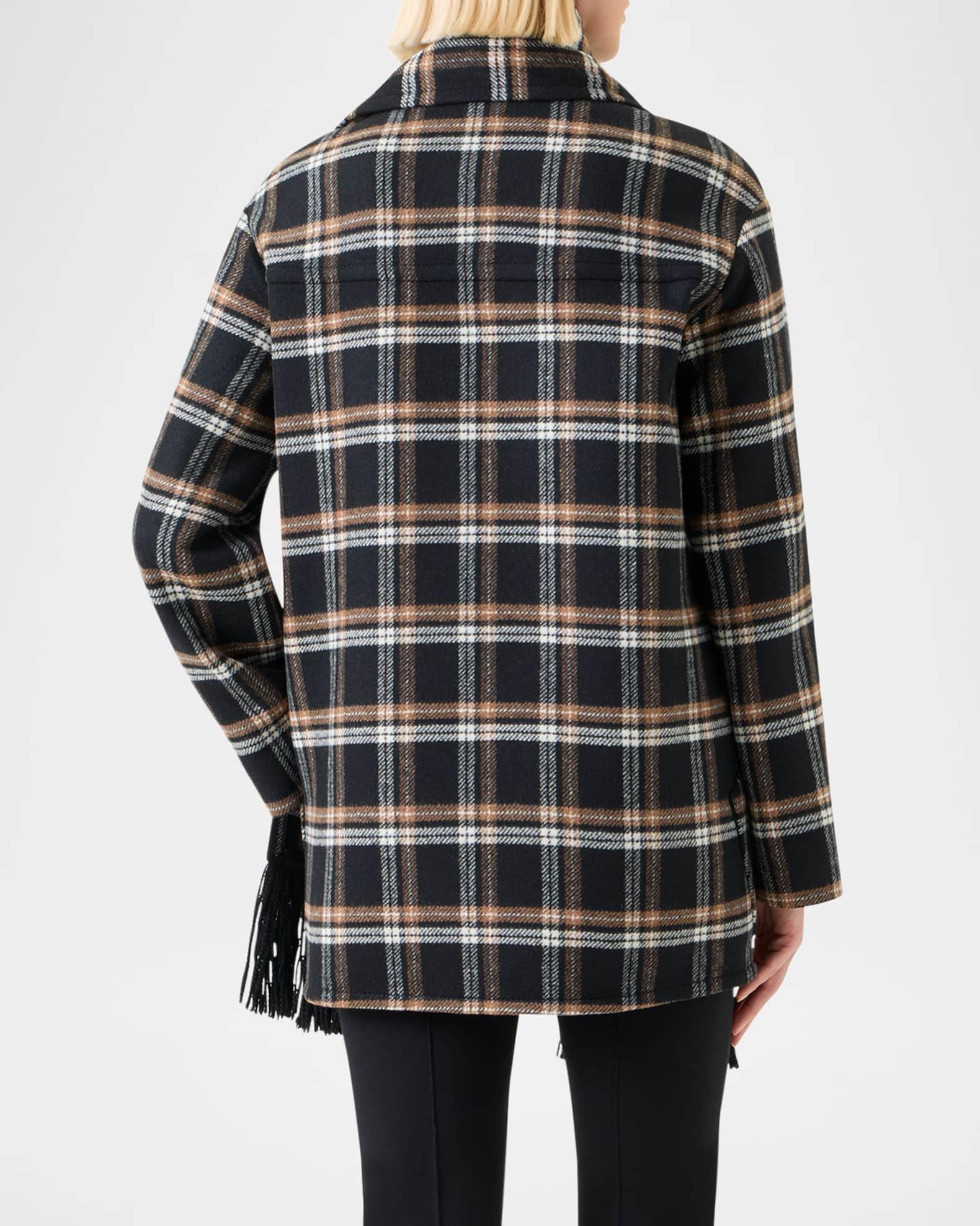 Plaid Double-Face Wool Coat Product Image
