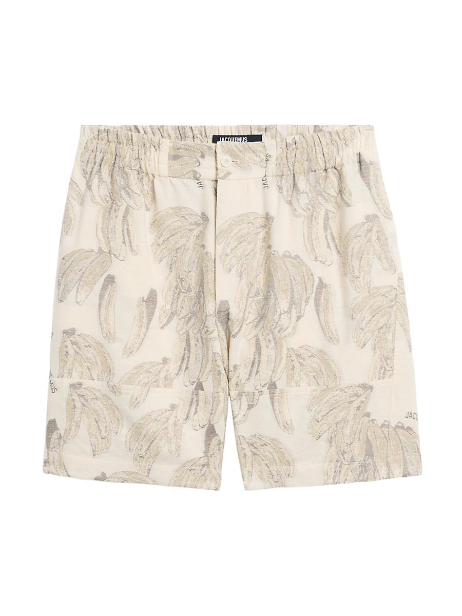Mens Banana Print Shorts Product Image