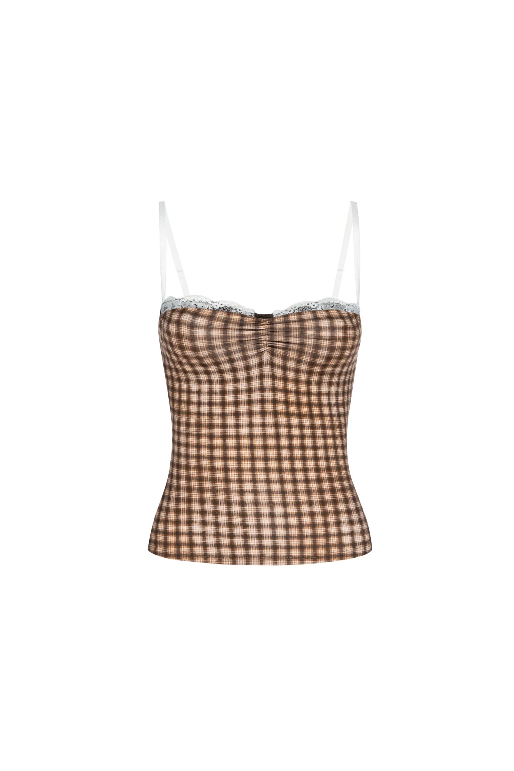 ENZO TOP - PLAID Product Image