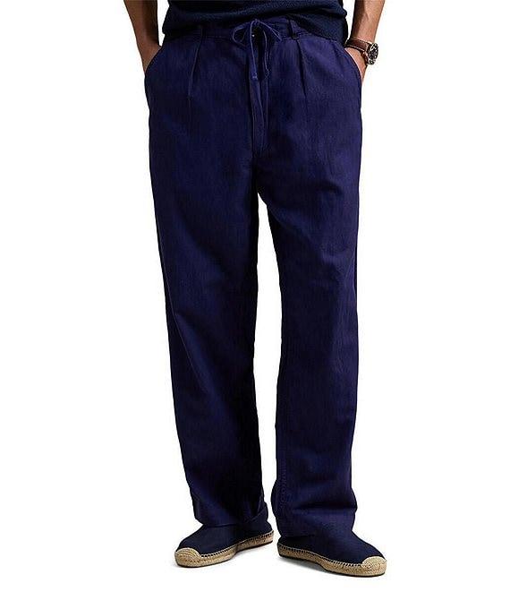 Polo Ralph Lauren Relaxed Fit Linen-Cotton Pants Product Image