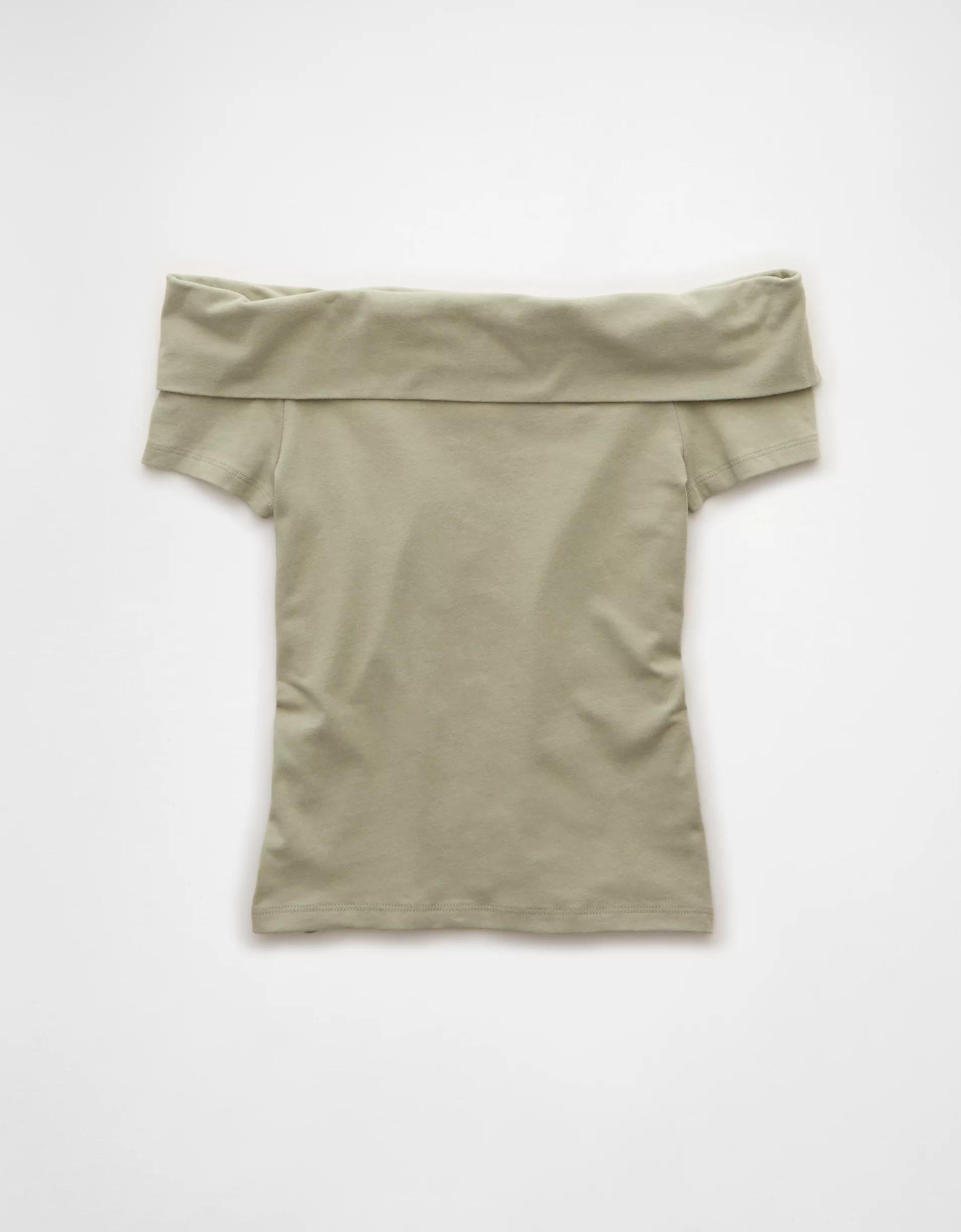 AE Off The Shoulder Foldover Top Product Image