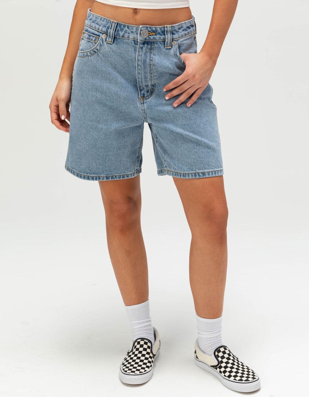 ABRAND x Rip Curl Carrie Womens Denim Shorts - DENIM Product Image
