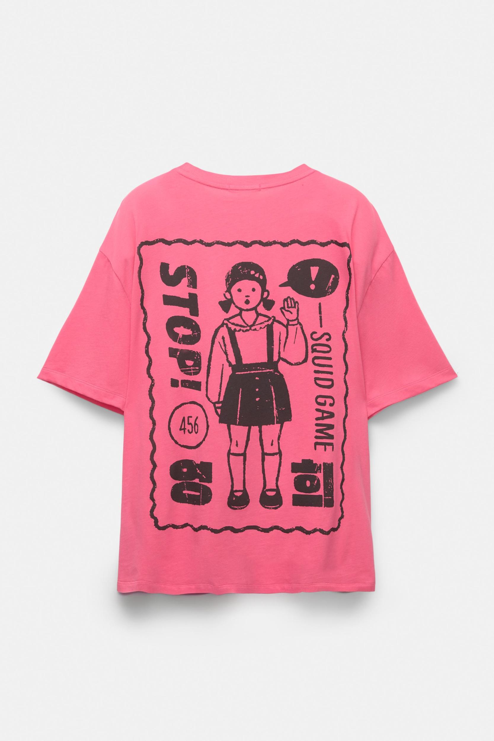 Pink Squid Game T-shirt Product Image