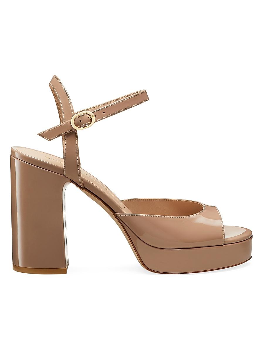 Womens Dayna II 100MM Patent Leather Platform Sandals Product Image