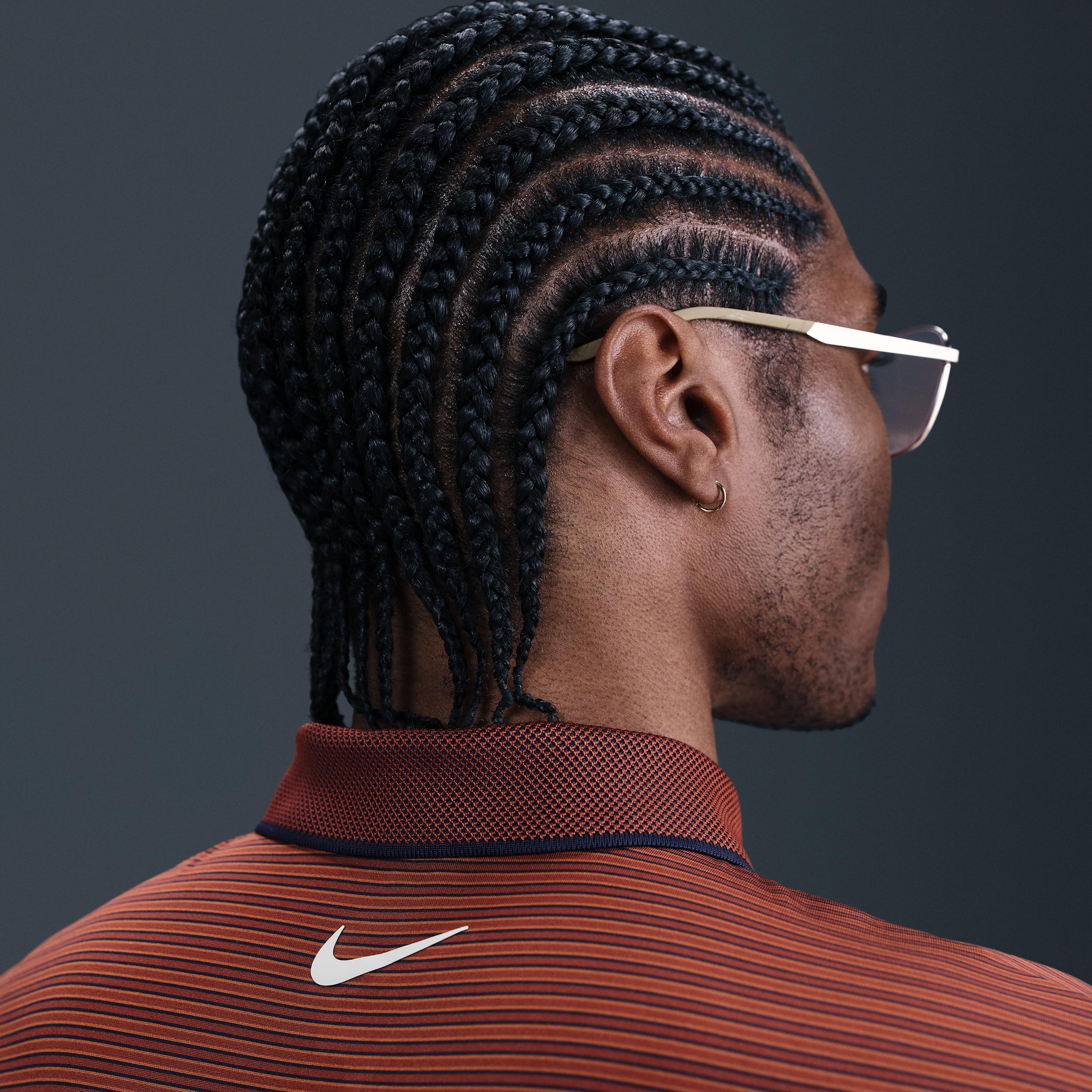 Nike Mens Tour Dri-FIT Striped Golf Polo | FZ7479-237 Product Image